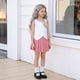 thumbnail image 4 of Conjunto de falda y top de moda sin mangas con falda plisada para niña en primavera., 4 of 9