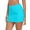 Sky Blue, variant on Women's High Waisted Swim Skirt Sporty Skort Bathing Suit Skirt Black Swimsuit Skirt Tankini Bottoms with Shorts