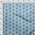 thumbnail image 3 of oneOone Cotton Poplin Twill Light Blue Fabric Floral Sewing Craft Projects Fabric Prints By Yard 56 Inch Wide, 3 of 5