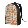 thumbnail image 2 of Balery Colorful Owls Mochila - Mochila Estilosa y Duradera para Laptop de 15 Pulgadas con Tela Oxford Impermeable, 2 of 8