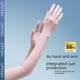 thumbnail image 1 of Guantes de protección de verano con brazo extendido para mujer, protección ultravioleta de verano, manga larga de hielo, manga de seda helada, para montar al aire libre para mujer, 1 of 4