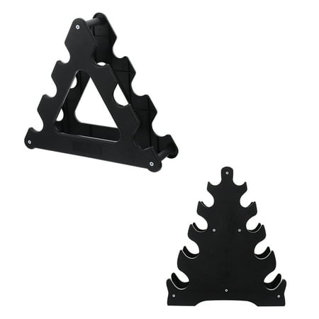 WORGEOUS 2 Pcs Dumbbell Bracket Garage Feeder Bar Private Education Black