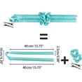 thumbnail image 4 of Set de rizadores de pelo sin calor con diadema y pinzas para rizadores suaves sin calor para peinar durante la noche., 4 of 5