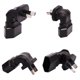 thumbnail image 2 of Adaptador de corriente CA de 2 pines de AU a UE de 2 pines, conector macho a hembra, 110-250 V, amplio voltaje., 2 of 5