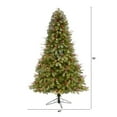 thumbnail image 2 of Nearly Natural 6.5ft. Lightly Frosted Big Sky Spruce Artificial Christmas Tree with 450 Clear (Multifunction) LED Lights with Instant Connect Technology, Berries, Pine Cones and 904 Bendable Branches, 2 of 10