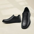 thumbnail image 7 of CMR CHAMARIPA Mens Elevator Loafers - Male Height Increasing Shoes - Black Leather Casual Loafers 6 CM / 2.36 Inches, 7 of 7