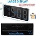 thumbnail image 2 of Despertador Digital WEIHJMXG Reloj LED con Pantalla de Temperatura y Control de Voz, 2 of 5
