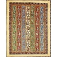 thumbnail image 1 of Ahgly Company Machine Washable Indoor Rectangle Abstract Red Brown Area Rugs, 7' x 9', 1 of 7