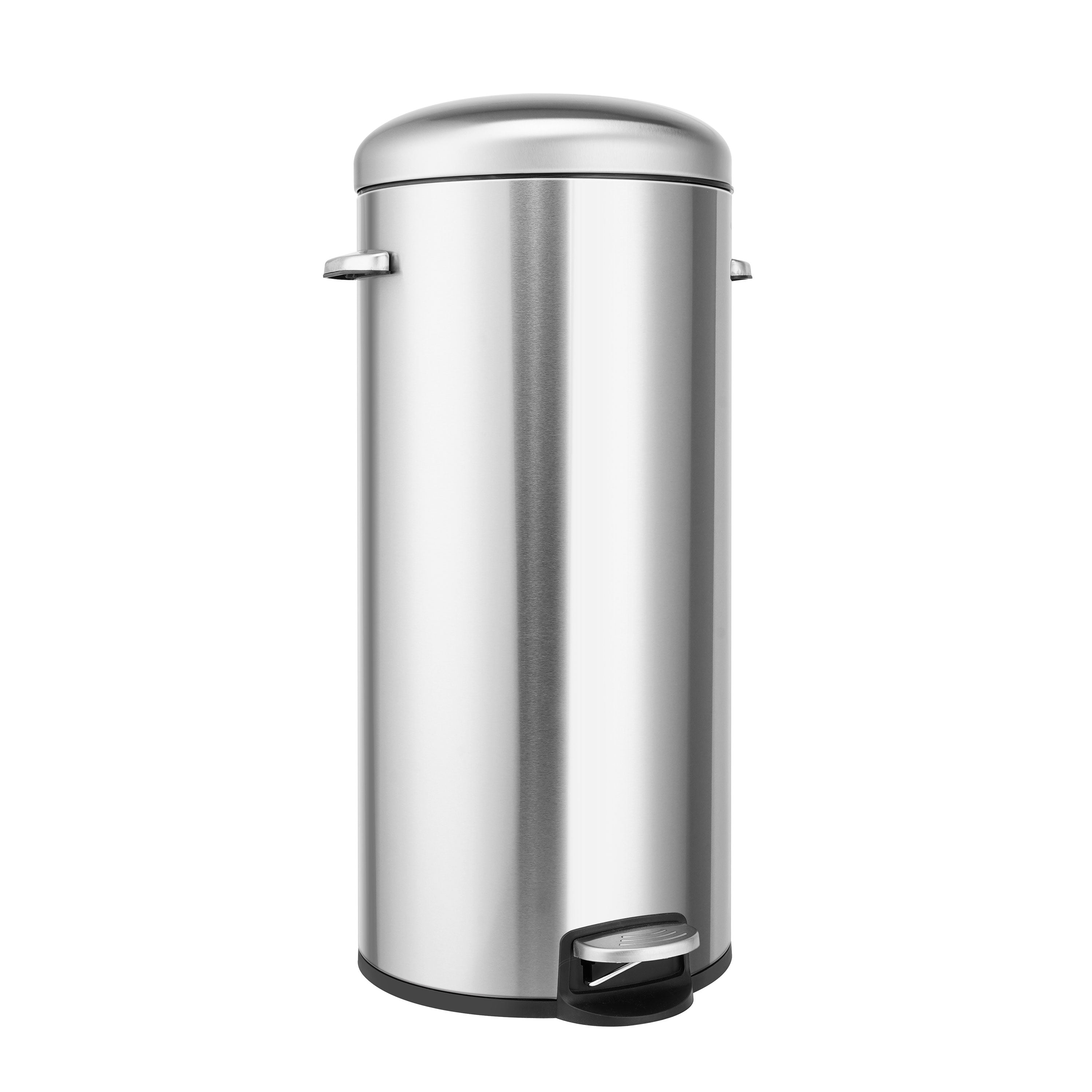 Details about   INNOVAZE Step On Trash Can Fingerprint Proof Brushed Stainless Steel 1.3 Gal 