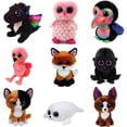 thumbnail image 2 of Peluche de ojos grandes Ty de 15 cm, bonito animal, flamenco, chimpancé, unicornio, canguro, dinosaurio, foca, juguetes, muñecas, regalo para niños, 2 of 4