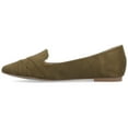 thumbnail image 3 of Journee Womens Mindee Slip On Pointed Toe Loafer Dress Flats, Widths Available, 3 of 10