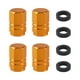 thumbnail image 4 of Kenally Paquete de 4 vástagos de válvula de aire de neumático de coche, tapa de polvo de neumático de camión de aluminio, repuesto de Oro 10piezas, 4 of 6