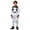 White, variant on Pandaie 3-12 Years Astronaut Themed Outfit for Kids Space Pilot Toddler Boys Jumpsuit Birthday Gift for Career Day Halloween Party