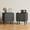 Black-2, variant on YouTrend Nightstand with Open Shelf,Beside Table with Fluted Design ,End Table with Solid Wood Legs for bedroom