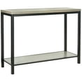 thumbnail image 2 of SAFAVIEH Dennis Industrial Wood Top Console with Shelf, French Grey, 2 of 4