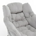 thumbnail image 6 of Lightweight & Easy to Move – Weighing only 31.05 lbs, this lounge chair is easy to reposition as needed, making it versatile for multiple rooms and functions.，Gray, 6 of 9