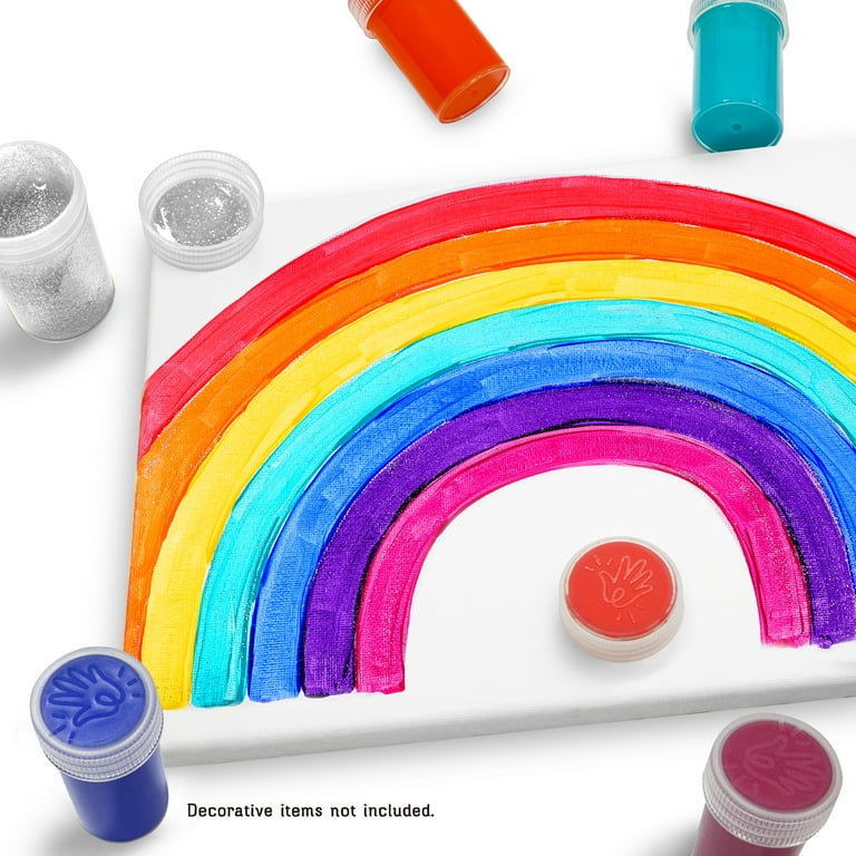 Hello Hobby Washable Tempera Paint 24 Pack Safely Nontoxic Primary