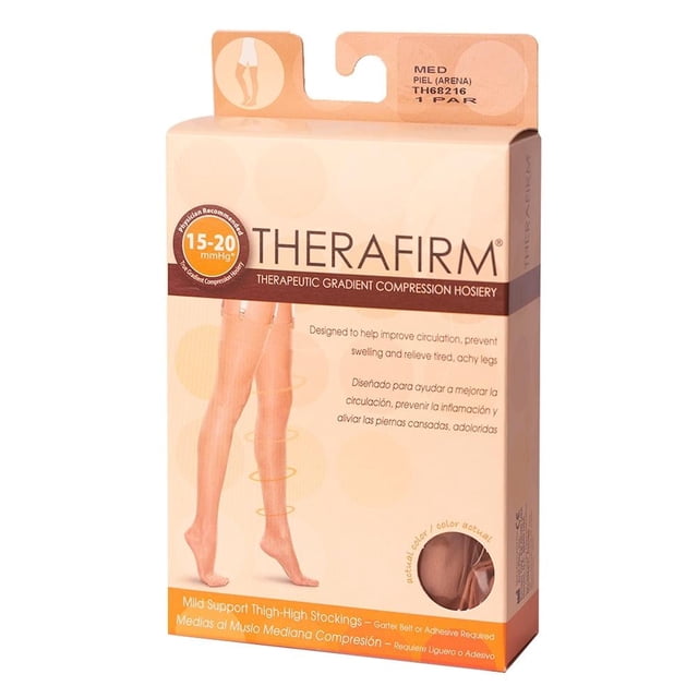 Media Compresión Therafirm para Dama Talla Mediana Color Piel