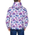 thumbnail image 5 of Zip Up Hoodies for Men - crystal Skull record lips Long Sleeve Comfrt Men'S Fashion Hoodies & Sweatshirts, Jackets for Men Hoodies Pullover Clothing Clothes with Pouch, 5 of 5