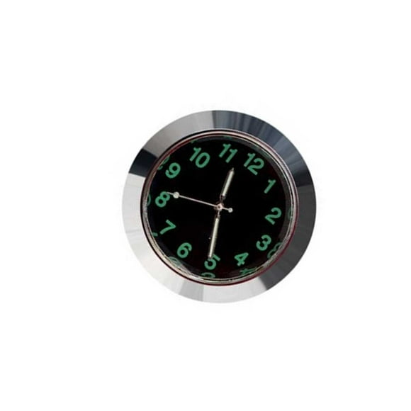 Kenally Reloj de ventilación de coche resistente al desgaste reloj de salpicadero de coche portátil impermeable reloj de automóvil Noctilucous Auto Automoción decorativa y accesorios Plata Kenally VI008771-02