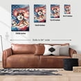 thumbnail image 5 of Alaskan Malamute Patriotic Welcome for 4Th of July Independence Day Vertical Matte Canvas Poster Alaska Mal Dog Lovers Gifts Wall Art Home Decor - 00010, 5 of 5