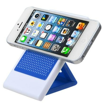 Insten Blue Foldable Anti-skid Phone Holder For For Cell phone Mobile