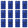 thumbnail image 4 of Nebublu Soccer Team Training Bibs - Quick Drying Football Jerseys - Adults  Pinnies - 12 PCS, 4 of 7