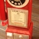 thumbnail image 5 of Advancent Exquisitos adornos de teléfono Retro, materiales de resina, estilo único, modelo de teléfono público con esfera Retro Decoración del hogar Rojo, 5 of 6
