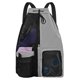 thumbnail image 1 of Mochila de playa de malla, impermeable, con bolsillo húmedo, gris, 1 of 6