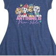 thumbnail image 3 of Paw Patrol - Anything Is Paw-Sible - Toddler And Youth Girls Fit And Flare Dress, 3 of 5