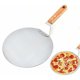 thumbnail image 1 of Pala para pizza Rose de acero inoxidable 43,5 x 25,5 cm Con mango de madera Para cocinar pizzas y pasteles caseros, 1 of 5