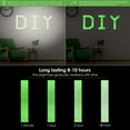 thumbnail image 3 of GFDYREE Glow in The Dark Tape 0.5 Inch x 16 ft Green Fluorescent Spike Sticker Continuous Luminous Tapes for Easter Theater Stage Party Wall Step Emergency Exit 8-10 Hours, 3 of 6