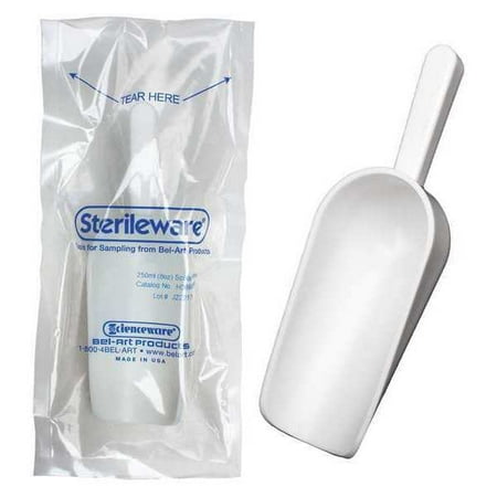 Manufacturer Varies Scoop,8 1/2 fl oz,19.1 cm,White,PK100 H36906-0000