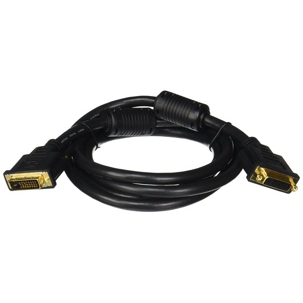 6ft 28AWG Dual Link DVID M/F Extension Cable Black, Digital Visual