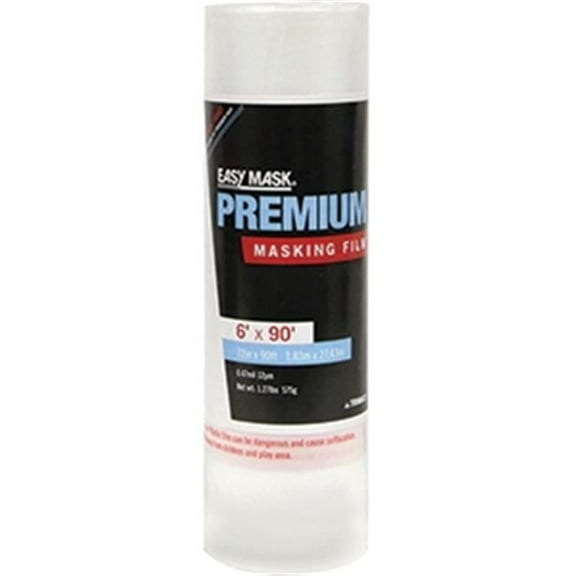 47290 Premium Masking Film- Clear - 72 in. x 90 ft.