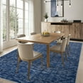 thumbnail image 4 of Garvee 10'x13' Solid Area Rug, Machine Washable Rug Indoor Carpet Non-Slip Low-Pile Modern Area Rug for Living Room Bedroom Office, Blue, 4 of 9