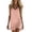 #0056-Pink, variant on Pounoo Women's Dresses V Neck Spaghetti Strap Linen Blend Mini Dress With Ruffle Hem Casual Summer Wear Lightweight Breathable Loose Fit Sundresses Gift