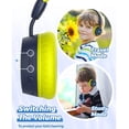 thumbnail image 4 of Gorsun E95A Kids Headphones Wireless with Mic, BT. 5.1, LED Lights Kids BT. Headphones, 85dB Volume Limited Toddler Headphones, Stereo Headsets for School Tablet PC, 4 of 13