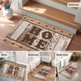 thumbnail image 5 of Entryway Rug 2'x3', Vintage Farmhouse Small Rug for Kitchen Bathroom Door Mat Indoor Entrance, Retro Home Text Country Star Wooden Non-Slip Area Rugs Floor Mats Carpet Front Door Rugs, 5 of 8