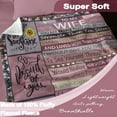 thumbnail image 6 of Gifts for Wife, Valentines Day Gifts for Wife, Gift for Wife, Wife Gifts, Wife Birthday Gift Ideas, Birthday Gifts for Wife, Wife Valentines Day Gifts Blanket 50" × 60", 6 of 6