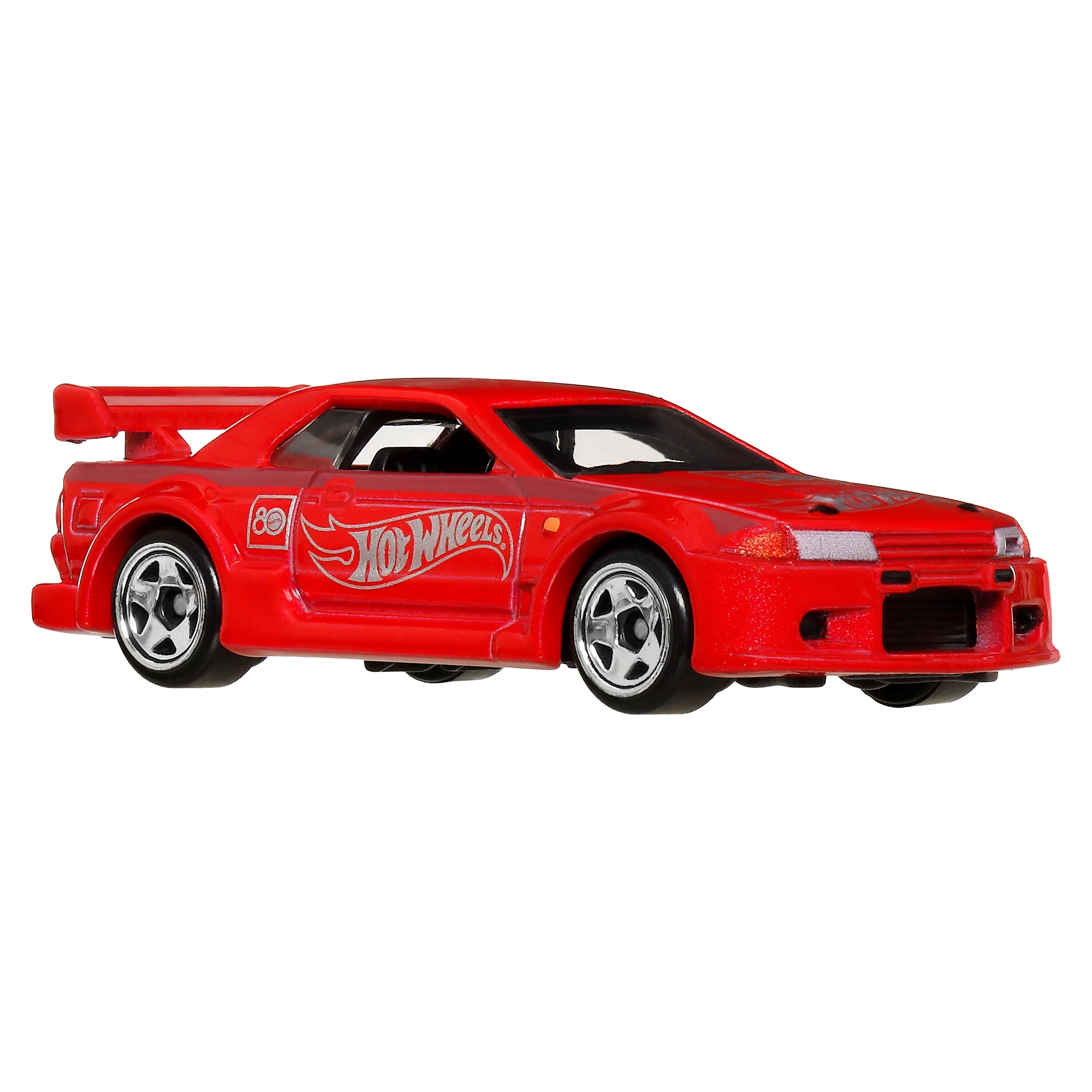 Hot Wheels Silver Series Mattel 80th Anniversary 8-Pack, Set of 8 1:64 Scale Toy Cars & Trucks