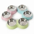 thumbnail image 4 of FurNest Bowl Stainless Steel Pet Feeder - 2-in-1 Wide Flat Food & Water Dish, Non-Spill Design, Whisker-Friendly for Cats & Small, 4 of 9