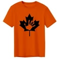 thumbnail image 3 of T-Shirt pour Homme à Imprimé de Lettres Feuille d'Érable du Canada, Confortable, d'Été, à Manches Courtes, pour Extérieur et Intérieur, Tenue Décontractée, 3 of 5