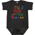 thumbnail image 3 of Inktastic Gigi and Papa Love Me Grandkids Boys or Girls Baby Bodysuit, 3 of 5