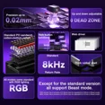 thumbnail image 2 of Teclado con interruptor magnético AULA Win60/68HE RGB 8k, teclado mecánico personalizado para jugadores de deportes electrónicos, compatible con ajuste de página web, 2 of 5