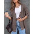thumbnail image 2 of Women Cardigan Sweater Fall Outfits Cloth Fashion Button Front Casual Trendy Tops, 2 of 4