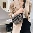 thumbnail image 2 of Fashion Women Flannel Leopard Print Crossbody Bag Casual Waist Packs (02), 2 of 9