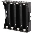 thumbnail image 4 of 10 estuches de batería, soporte de batería, caja negra para 4 baterías 18650 de 13,7 V, 4 of 5