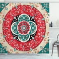 thumbnail image 1 of Ambesonne Turkish Pattern Shower Curtain, Circles Blooms, 69"Wx70"L, Multicolor, 1 of 3