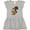 AC-Heather Grey, variant on Inktastic Squirrel Girls Toddler Dress